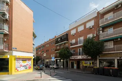 Plano de Atico con terraza para 6 personas en madrid rio de alquiler temporal