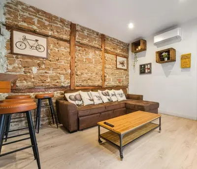 Zona de estar de Nice apartment in Tirso de Molina