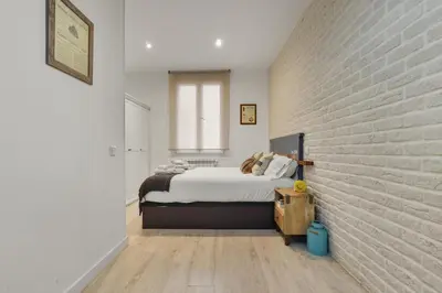 Cama o camas de una habitación en Nice apartment in Tirso de Molina