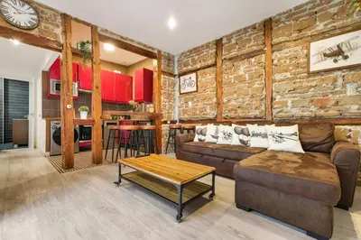 Zona de estar de Nice apartment in Tirso de Molina