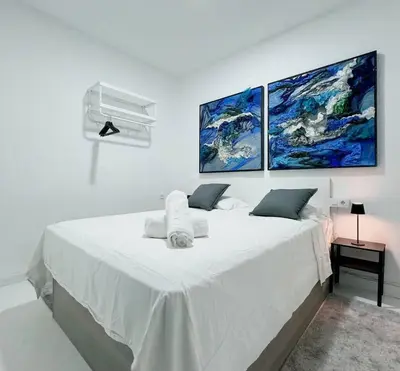 Cama o camas de una habitación en Habitación Chueca 2D