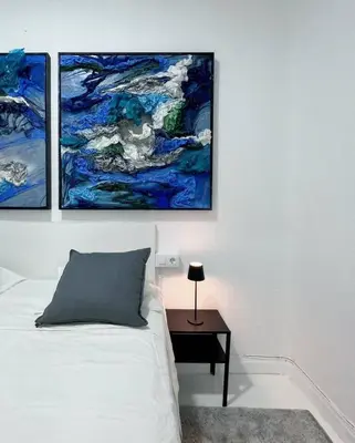 Cama o camas de una habitación en Habitación Chueca 2D