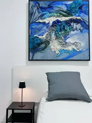 Cama o camas de una habitación en Habitación Chueca 2D