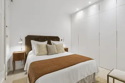 Cama o camas de una habitación en Central Madrid 2BR2BA Comfort Convenience