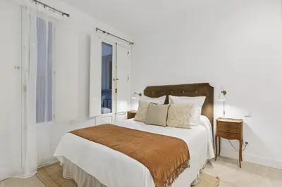 Cama o camas de una habitación en Central Madrid 2BR2BA Comfort Convenience