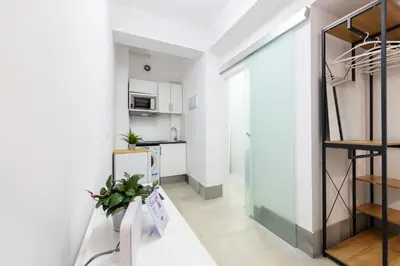 Una cocina o zona de cocina en RJS3 - Acogedor Estudio en Barrio Salamanca - Temporal