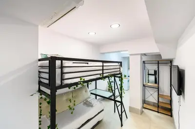 Cama o camas de una habitación en RJS3 - Acogedor Estudio en Barrio Salamanca - Temporal