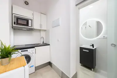 Una cocina o zona de cocina en RJS3 - Acogedor Estudio en Barrio Salamanca - Temporal