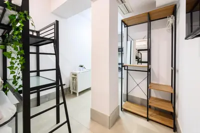 Una cocina o zona de cocina en RJS3 - Acogedor Estudio en Barrio Salamanca - Temporal