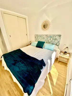 Cama o camas de una habitación en Plaza Mayor