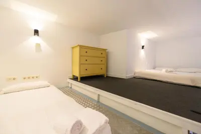 Cama o camas de una habitación en JJU15503 - Dúplex con terraza en Goya, Barrio Salamanca - Alquiler temporal
