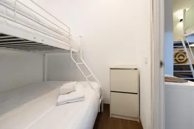 Cama o camas de una habitación en JJU15503 - Dúplex con terraza en Goya, Barrio Salamanca - Alquiler temporal