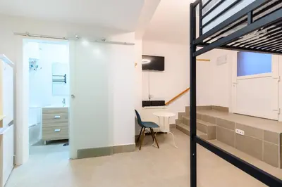 Zona de estar de SMA1401 - Acogedor estudio en Ciudad Lineal - Alquiler temporal