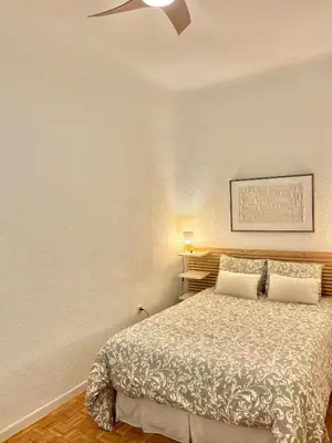 Cama o camas de una habitación en Apartamento centro Madrid