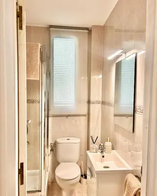 Un baño de Apartamento centro Madrid