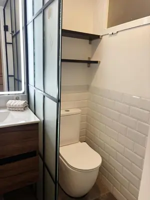 Un baño de Apartamento centro Madrid