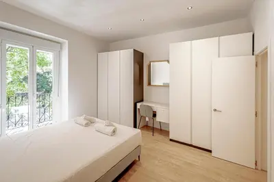 Cama o camas de una habitación en L32-Amazing apartment 5 min from Madrid Atocha Station