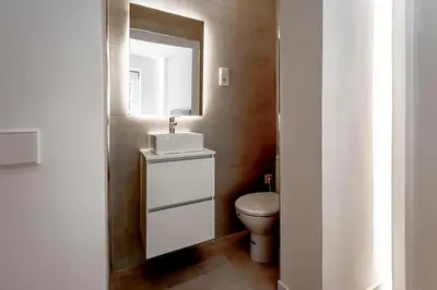 Un baño de L32-Amazing apartment 5 min from Madrid Atocha Station
