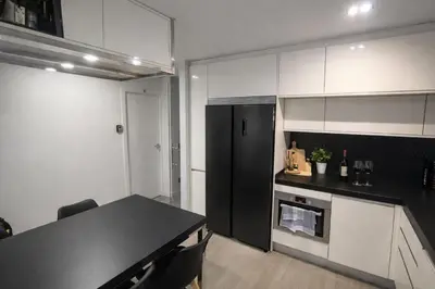 Una cocina o zona de cocina en Rooms Centro de Madrid