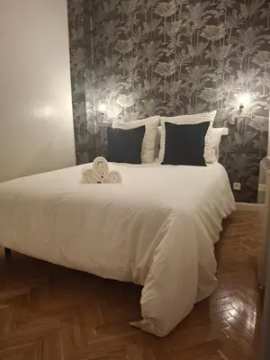 Cama o camas de una habitación en Piso a 5 min de la Puerta del Sol