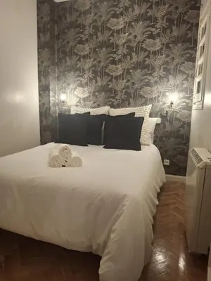 Cama o camas de una habitación en Piso a 5 min de la Puerta del Sol