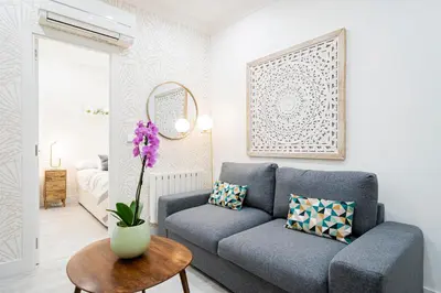 Zona de estar de For You Rentals Glorieta de Bilbao apartment TEMPORAL EGU42