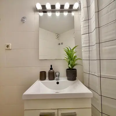 Un baño de Cozy apartment in the center