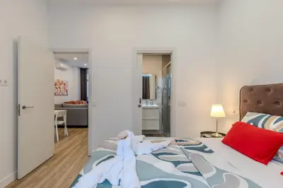 Cama o camas de una habitación en Fantastic and Bright 2H - Imperial Apartment