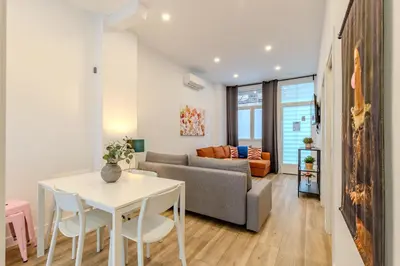Zona de estar de Fantastic and Bright 2H - Imperial Apartment