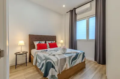 Cama o camas de una habitación en Fantastic and Bright 2H - Imperial Apartment