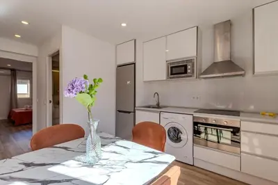 Una cocina o zona de cocina en Bright and Fantastic 1H - Madrid Rio Apartment D