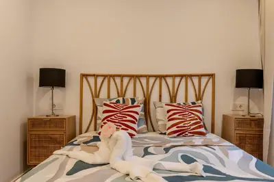 Cama o camas de una habitación en Bright and Fantastic Studio - Apartment Embajadores A