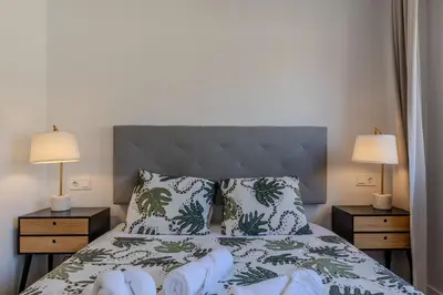 Cama o camas de una habitación en Bright and Fantastic Studio - Apartment Puerta Toledo C