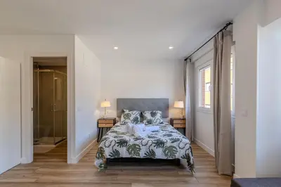 Cama o camas de una habitación en Bright and Fantastic Studio - Apartment Puerta Toledo C