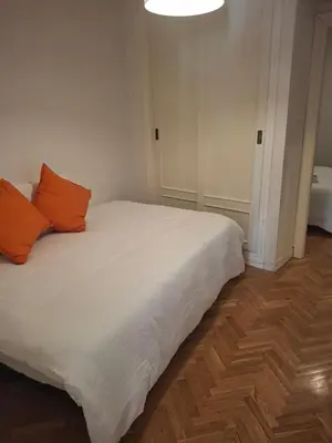 Cama o camas de una habitación en Piso a 5 min de la Plaza Mayor