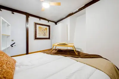 Cama o camas de una habitación en Luxury Apartment in Chamberí
