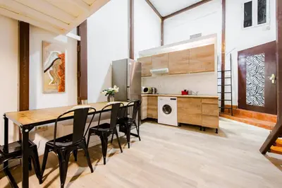 Una cocina o zona de cocina en Luxury Apartment in Chamberí