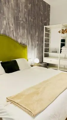 Cama o camas de una habitación en Habitación Plaza Zerolo A