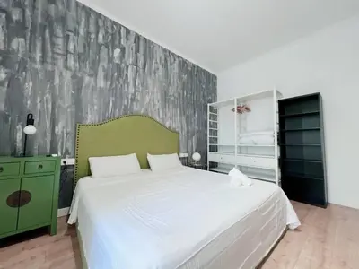 Cama o camas de una habitación en Habitación Plaza Zerolo A