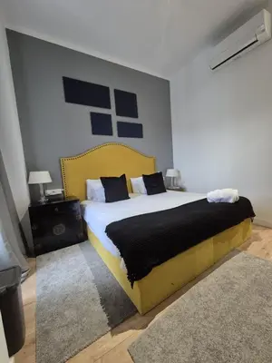 Cama o camas de una habitación en Habitación Plaza Zerolo B