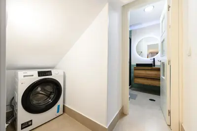 Cama o camas de una habitación en IRI70 - Acogedor Dúplex en el barrio Salamanca - Alquiler temporal