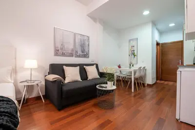 Zona de estar de GuestReady – Modern studio in Madrid city centre