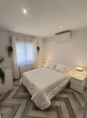 Cama o camas de una habitación en Para familias o grupo de amigos - BARRIO DE LAS LETRAS - MADRID CENTRO