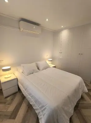 Cama o camas de una habitación en Para familias o grupo de amigos - BARRIO DE LAS LETRAS - MADRID CENTRO