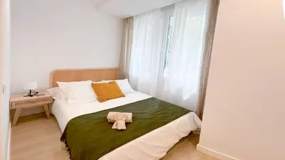 Cama o camas de una habitación en Alamansa 110, Apartamento A