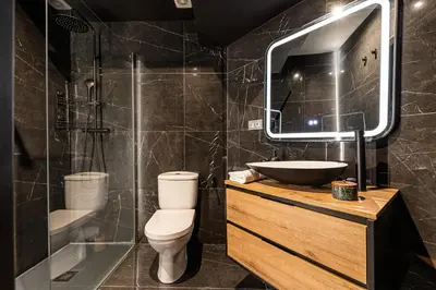 Un baño de Waou Madrid Rio I - Alquiler Corta Duración