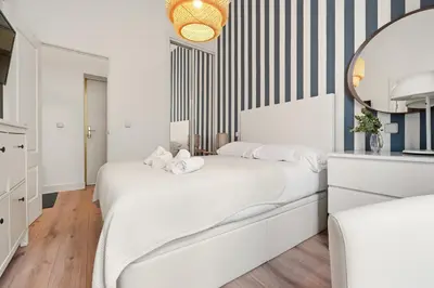Cama o camas de una habitación en Gran Via Best Apartment