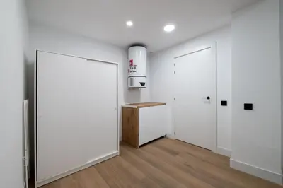 Una cocina o zona de cocina en New Designer Studio Madrid - Next to Casa de Campo