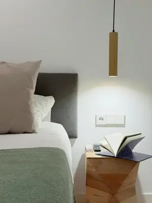 Cama o camas de una habitación en Habitación Puerta del Sol A