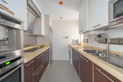 Una cocina o zona de cocina en Elegante apartamento en Barrio de Salamanca